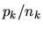 $p_k/n_k$