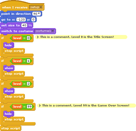 Exploring Game State - Using SCRATCH